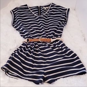 Cute Shorts Jumper w/Belt